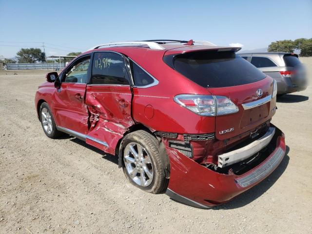 Photo 3 from auction – 2010 LEXUS RX 350 with VIN 2T2ZK1BA8AC034932