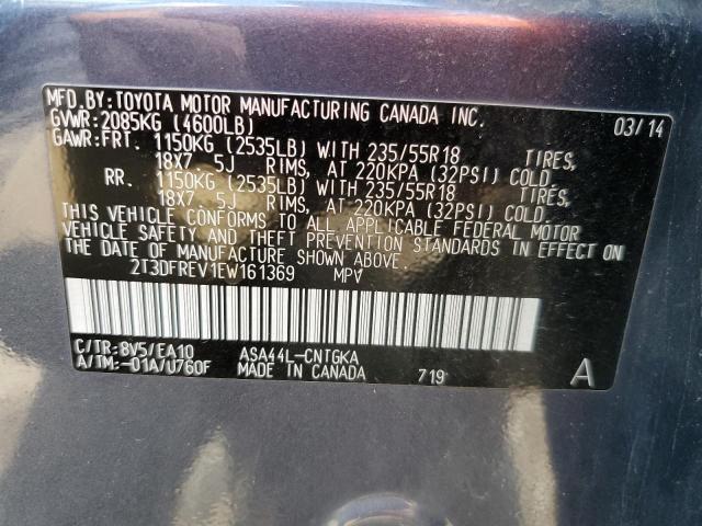 Zdjęcie 10 z aukcji – 2014 TOYOTA RAV4 LIMIT z VIN 2T3DFREV1EW161369