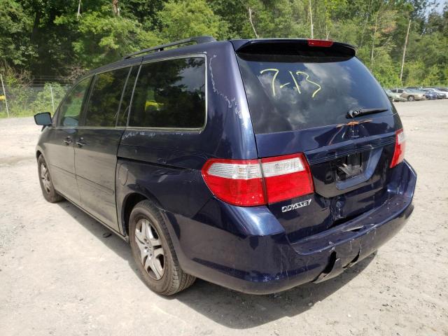 Photo 3 from auction – 2007 HONDA ODYSSEY EX with VIN 5FNRL38737B030753