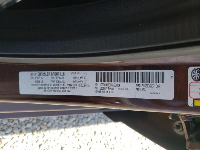 Photo 10 from auction – 2012 CHRYSLER 200 TOURIN with VIN 1C3CCBBB8CN169824