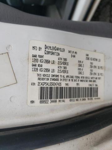 Photo 10 from auction – 2005 CHRYSLER TOWN & COU with VIN 2C4GP54L65R247435