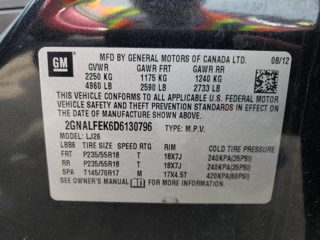 Photo 10 from auction – 2013 CHEVROLET EQUINOX LT with VIN 2GNALFEK6D6130796