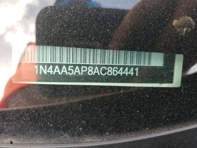 Photo 10 from auction – 2010 NISSAN MAXIMA S with VIN 1N4AA5AP8AC864441