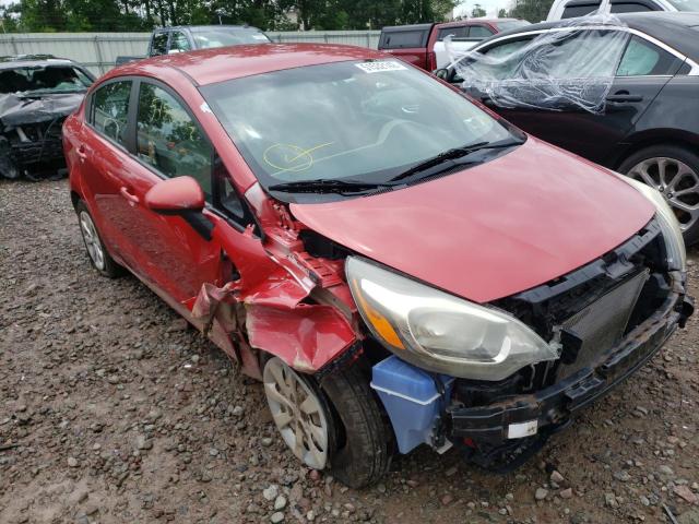 KIA RIO LX 2012 with VIN KNADM4A35C6056472 - Photo from auction