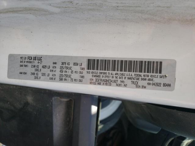 Photo 10 from auction – 2017 RAM PROMASTER with VIN 3C6TRVAG8HE541027