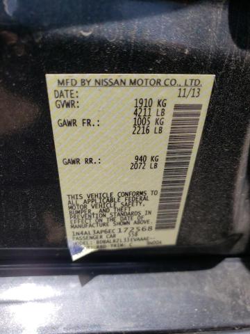 Photo 10 from auction – 2014 NISSAN ALTIMA 2.5 with VIN 1N4AL3AP6EC172568