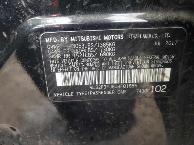 Photo 10 from auction – 2018 MITSUBISHI MIRAGE G4 with VIN ML32F3FJ8JHF01655