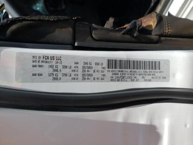 Photo 10 from auction – 2015 JEEP GRAND CHER with VIN 1C4RJFCG8FC157413