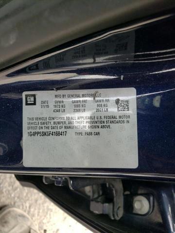 Photo 10 from auction – 2015 BUICK VERANO with VIN 1G4PP5SK0F4168417