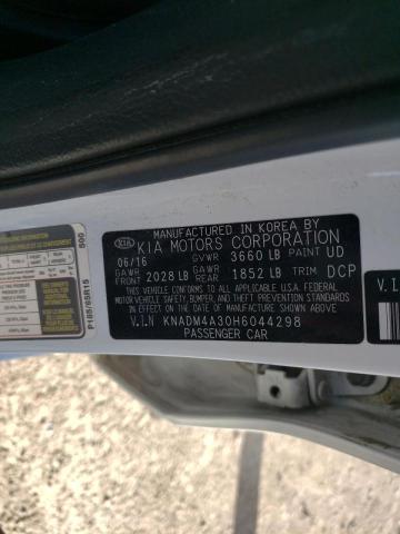 Photo 10 from auction – 2017 KIA RIO LX with VIN KNADM4A30H6044298