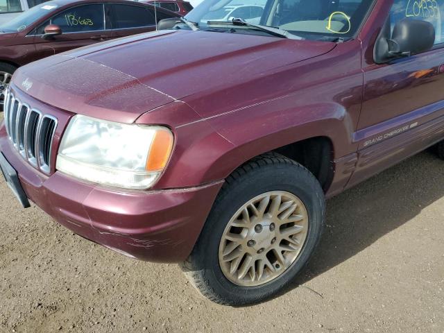 Photo 9 from auction – 2002 JEEP GRAND CHER with VIN 1J4GW58N82C281325