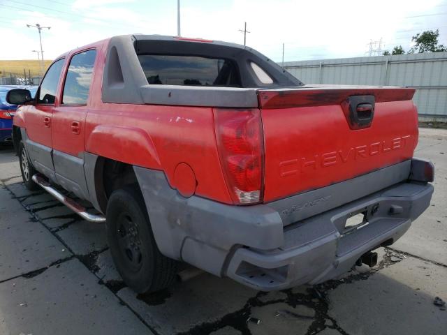 Photo 3 from auction – 2002 CHEVROLET AVALANCHE with VIN 3GNEK13TX2G356683