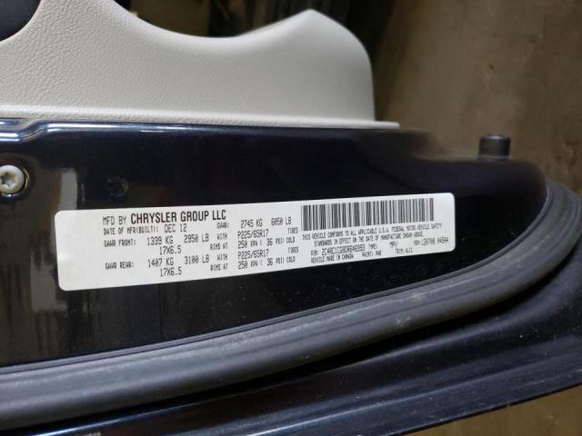 Photo 10 from auction – 2013 CHRYSLER TOWN & COU with VIN 2C4RC1CG8DR646993