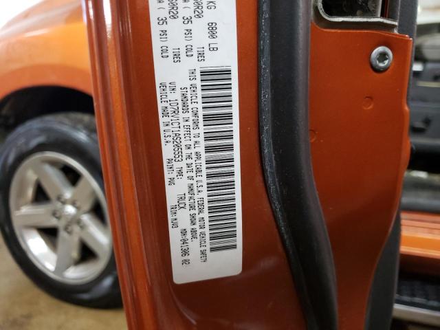 Photo 10 from auction – 2010 DODGE RAM 1500 with VIN 1D7RV1CT1AS205553