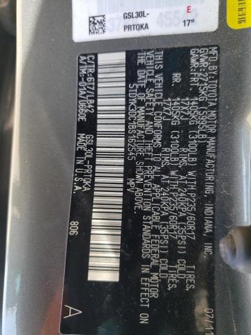 Photo 10 from auction – 2011 TOYOTA SIENNA XLE with VIN 5TDYK3DC1BS162545