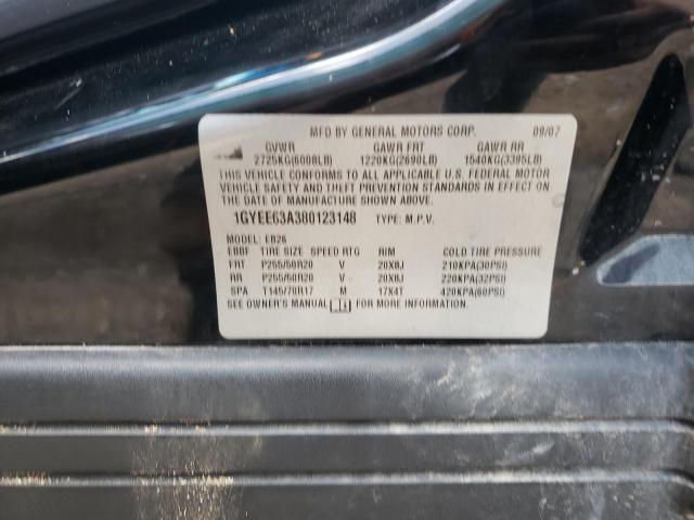 Photo 10 from auction – 2008 CADILLAC SRX with VIN 1GYEE63A380123148