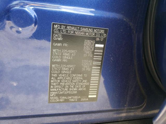 Photo 10 from auction – 2018 NISSAN ROGUE S with VIN KNMAT2MT3JP511268