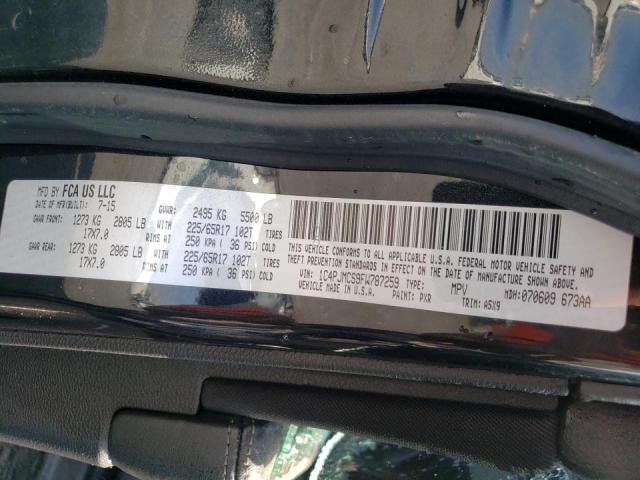 Photo 10 from auction – 2015 JEEP CHEROKEE L with VIN 1C4PJMCS9FW787259