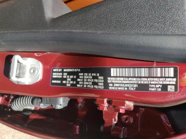 Photo 10 from auction – 2017 MASERATI LEVANTE LU with VIN ZN661XUL0HX231261
