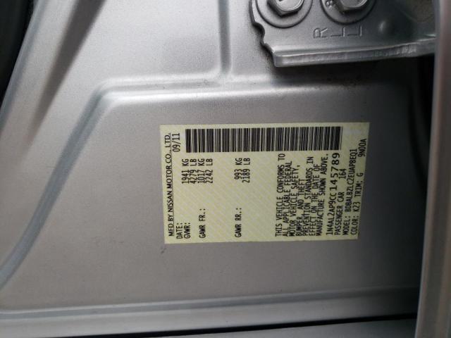 Photo 10 from auction – 2012 NISSAN ALTIMA BAS with VIN 1N4AL2AP9CC145789