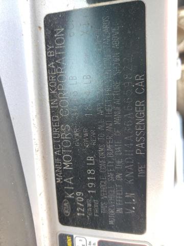 Photo 10 from auction – 2010 KIA RIO LX with VIN KNADH4A36A6659822