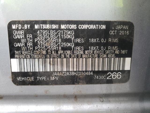 Photo 10 from auction – 2017 MITSUBISHI OUTLANDER with VIN JA4AZ2A38HZ010484