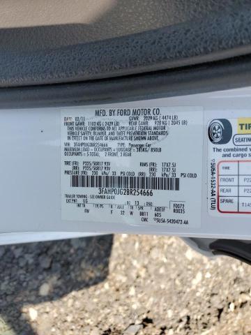 Photo 10 from auction – 2011 FORD FUSION SEL with VIN 3FAHP0JG2BR254666