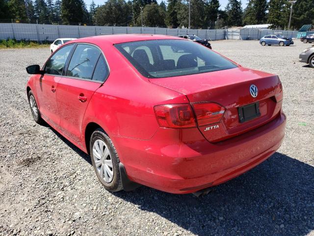Photo 3 from auction – 2013 VOLKSWAGEN JETTA BASE with VIN 3VW2K7AJ9DM267916