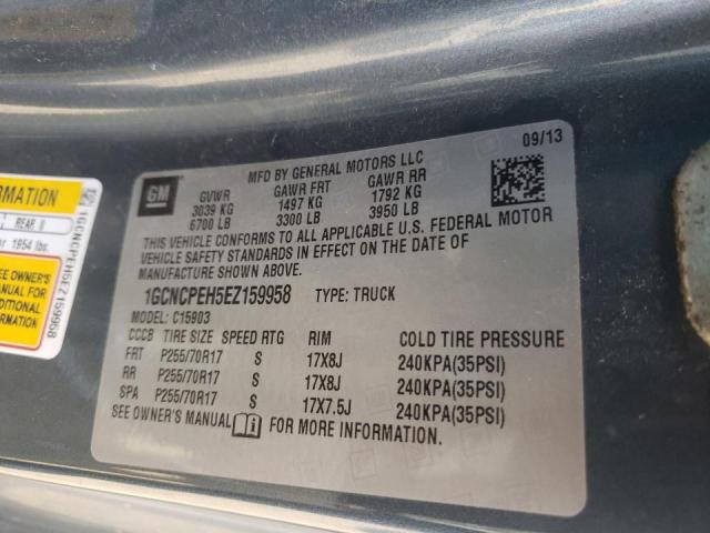 Photo 10 from auction – 2014 CHEVROLET SILVERADO with VIN 1GCNCPEH5EZ159958