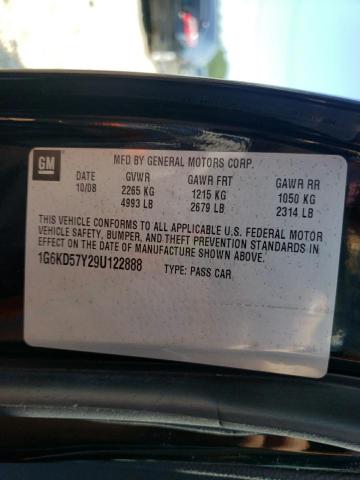 Photo 10 from auction – 2009 CADILLAC DTS with VIN 1G6KD57Y29U122888