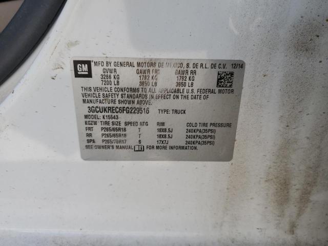 Photo 10 from auction – 2015 CHEVROLET SILVERADO with VIN 3GCUKREC6FG229516