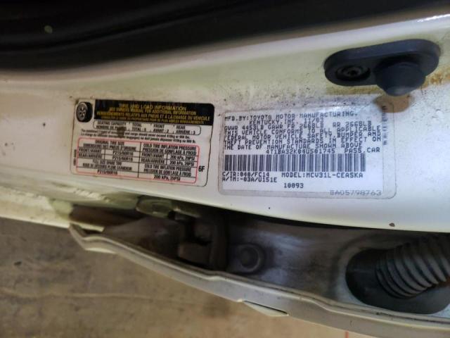 Photo 10 from auction – 2004 TOYOTA CAMRY SE with VIN 4T1BA32K04U501745