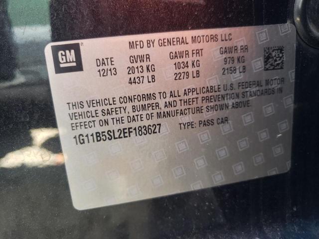 Photo 10 from auction – 2014 CHEVROLET MALIBU LS with VIN 1G11B5SL2EF183627