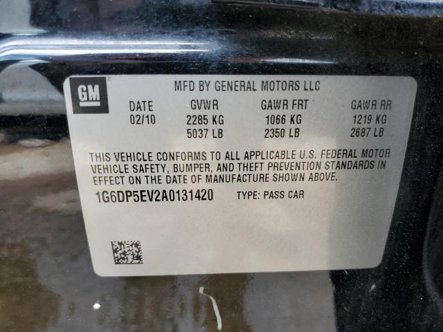Photo 10 from auction – 2010 CADILLAC CTS PREMIU with VIN 1G6DP5EV2A0131420