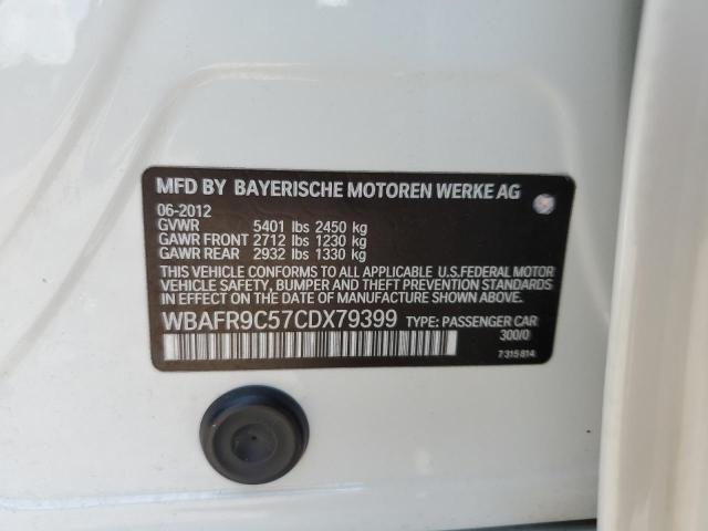Photo 10 from auction – 2012 BMW 550I with VIN WBAFR9C57CDX79399