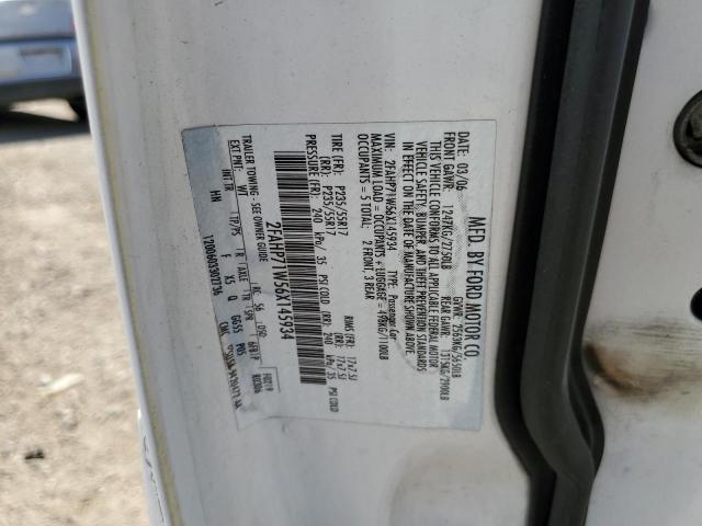 Photo 10 from auction – 2006 FORD CROWN VICT with VIN 2FAHP71W56X145934