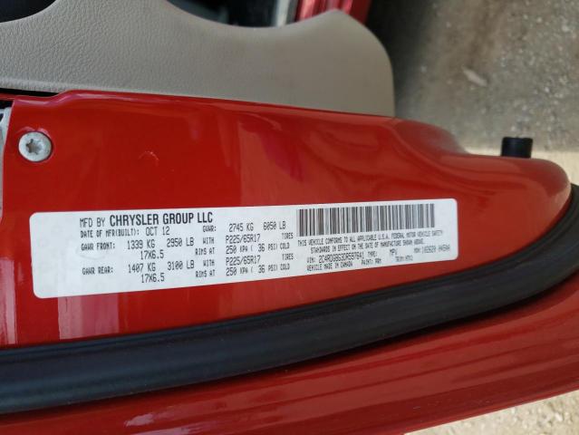 Photo 10 from auction – 2013 DODGE GRAND CARA with VIN 2C4RDGBG3DR597641