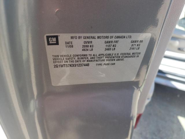 Photo 10 from auction – 2009 CHEVROLET IMPALA 1LT with VIN 2G1WT57KX91237448