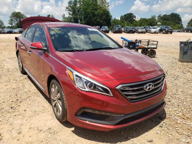 HYUNDAI SONATA SPO 2015 with VIN 5NPE34AF7FH080240 - Photo from auction