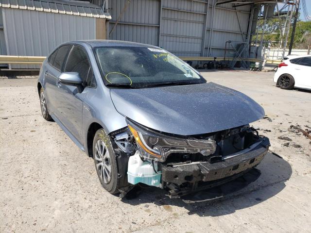 TOYOTA COROLLA LE 2021 with VIN JTDEAMDE9MJ004743 - Photo from auction