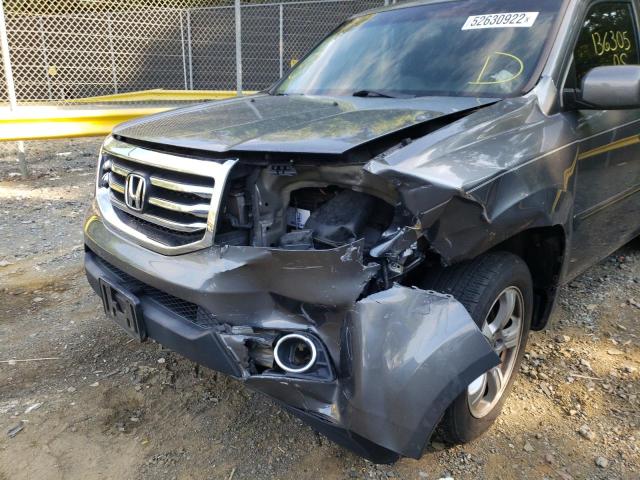 Photo 9 from auction – 2012 HONDA PILOT EXL with VIN 5FNYF4H65CB012295