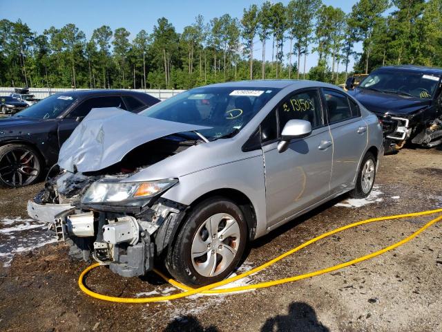 Photo 2 from auction – 2013 HONDA CIVIC LX with VIN 19XFB2F51DE288305