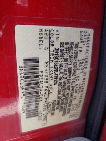 Photo 10 from auction – 2009 NISSAN VERSA S with VIN 3N1BC13EX9L479124