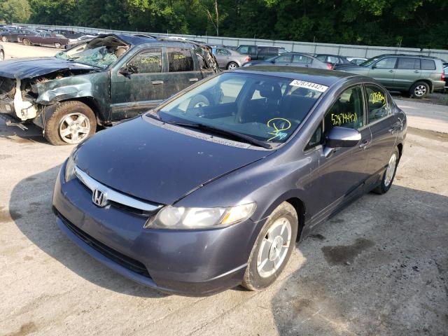 Photo 2 from auction – 2007 HONDA CIVIC HYBR with VIN JHMFA36267S015083