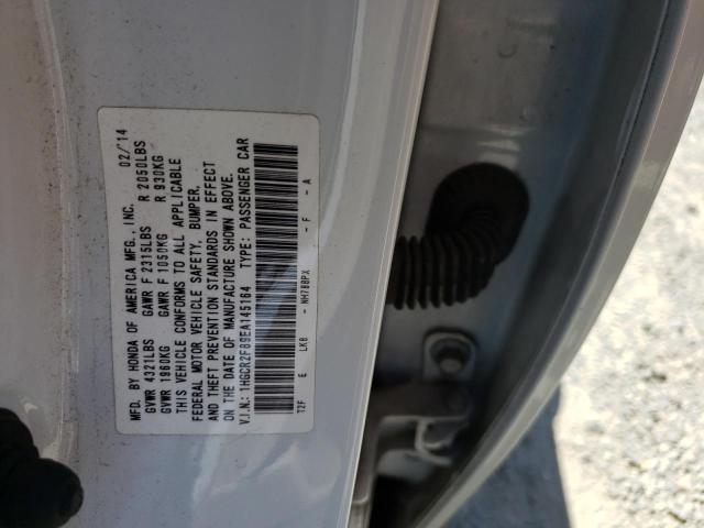 Photo 10 from auction – 2014 HONDA ACCORD EXL with VIN 1HGCR2F89EA145164