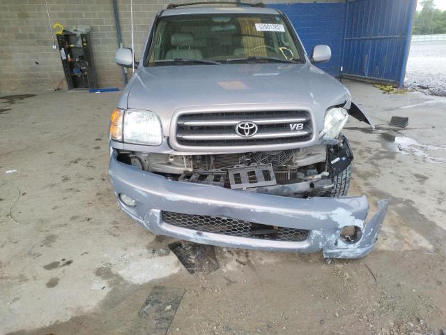 Photo 9 from auction – 2001 TOYOTA SEQUIOA with VIN 5TDZT38A01S004982