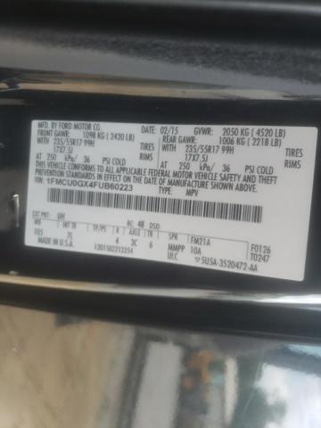Photo 10 from auction – 2015 FORD ESCAPE SE with VIN 1FMCU0GX4FUB60223