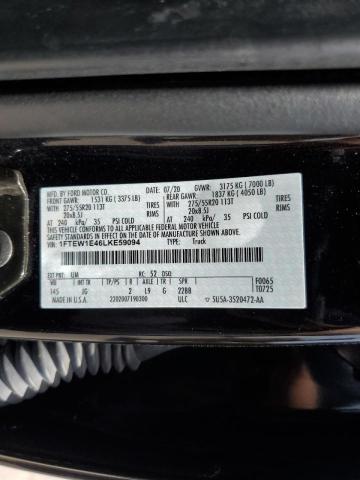 Photo 10 from auction – 2020 FORD F150 SUPER with VIN 1FTEW1E46LKE59094