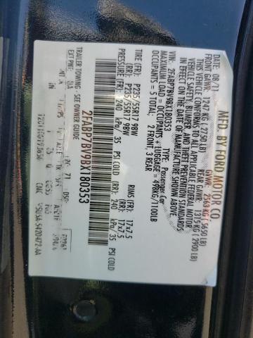 Photo 10 from auction – 2011 FORD CROWN VICT with VIN 2FABP7BV9BX180353