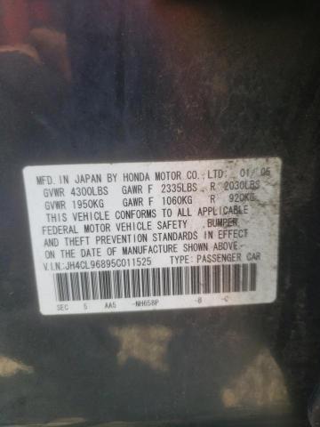 Photo 10 from auction – 2005 ACURA TSX with VIN JH4CL96895C011525